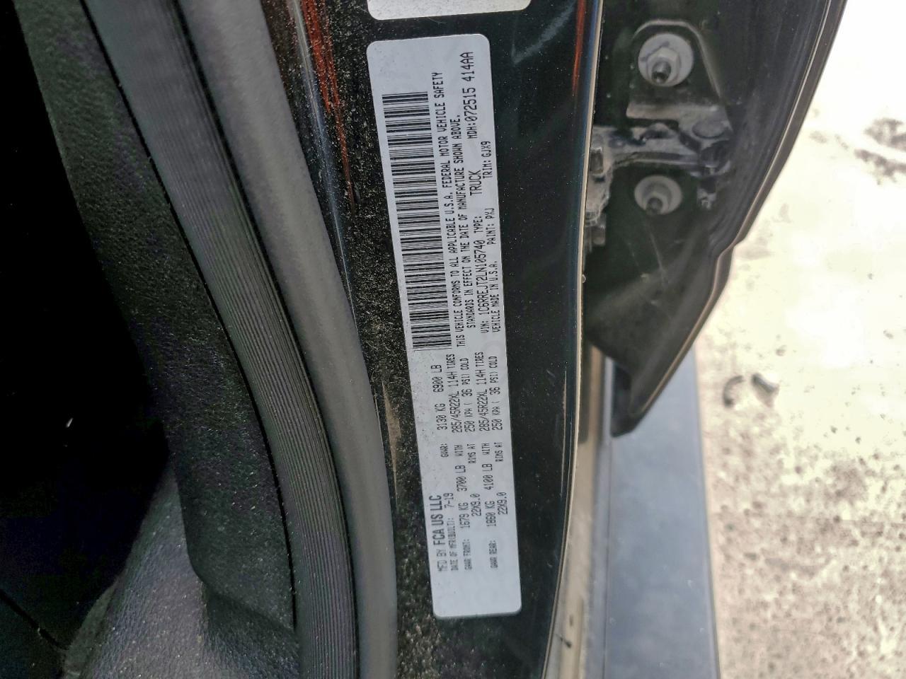 2020 RAM 1500