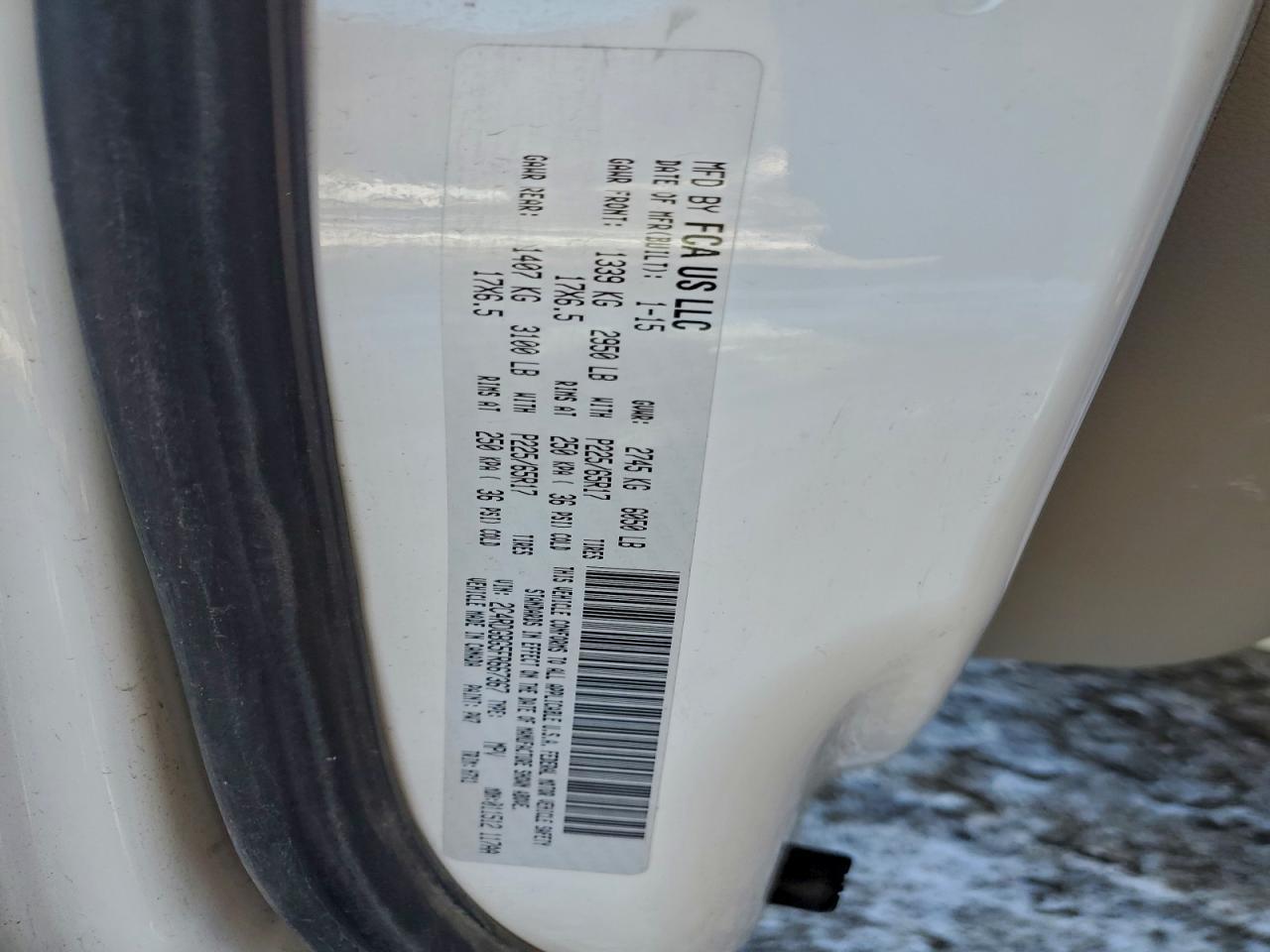 2015 DODGE GRAND CARAVAN