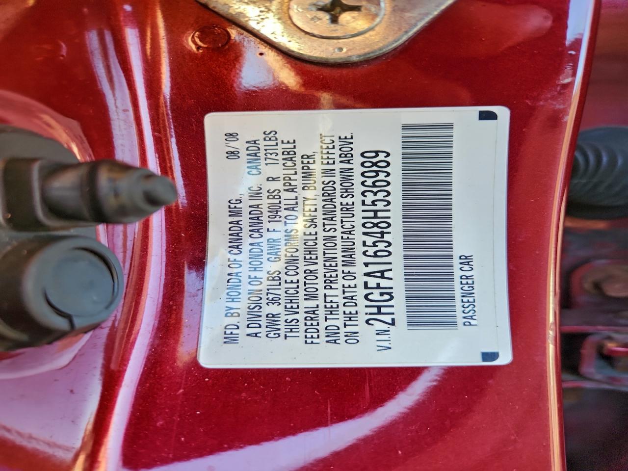 2008 HONDA CIVIC