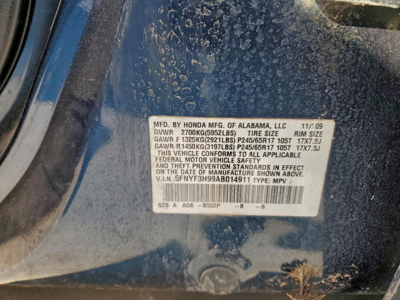 2010 HONDA PILOT