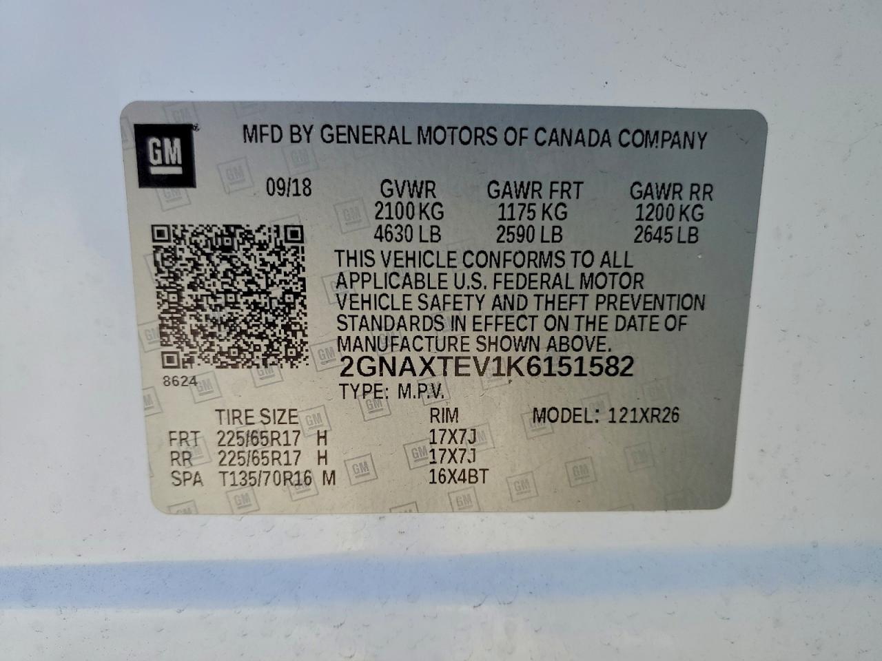 2019 CHEVROLET EQUINOX