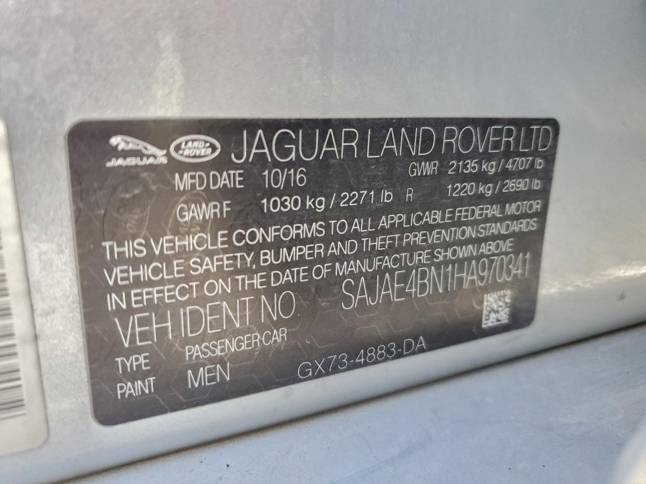 2017 JAGUAR XE