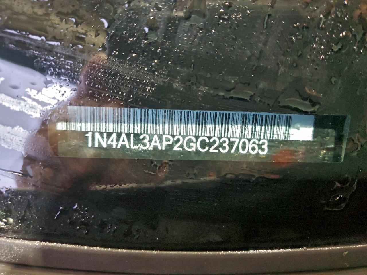 2016 NISSAN ALTIMA