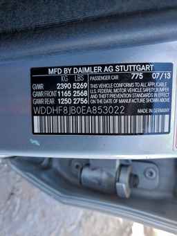 2014 MERCEDES-BENZ E-Class