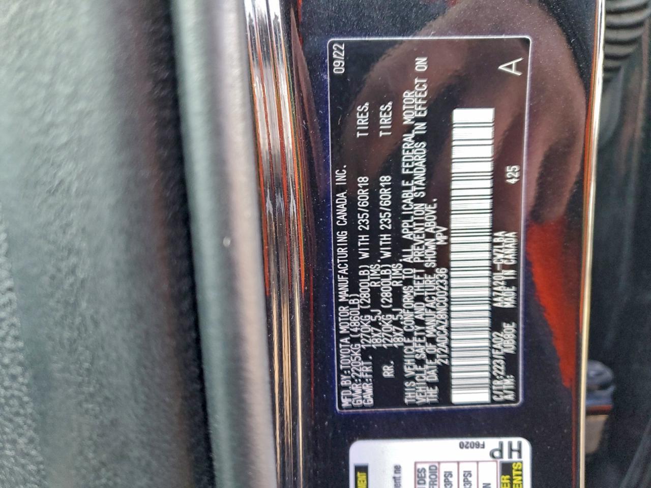 2022 LEXUS NX 250