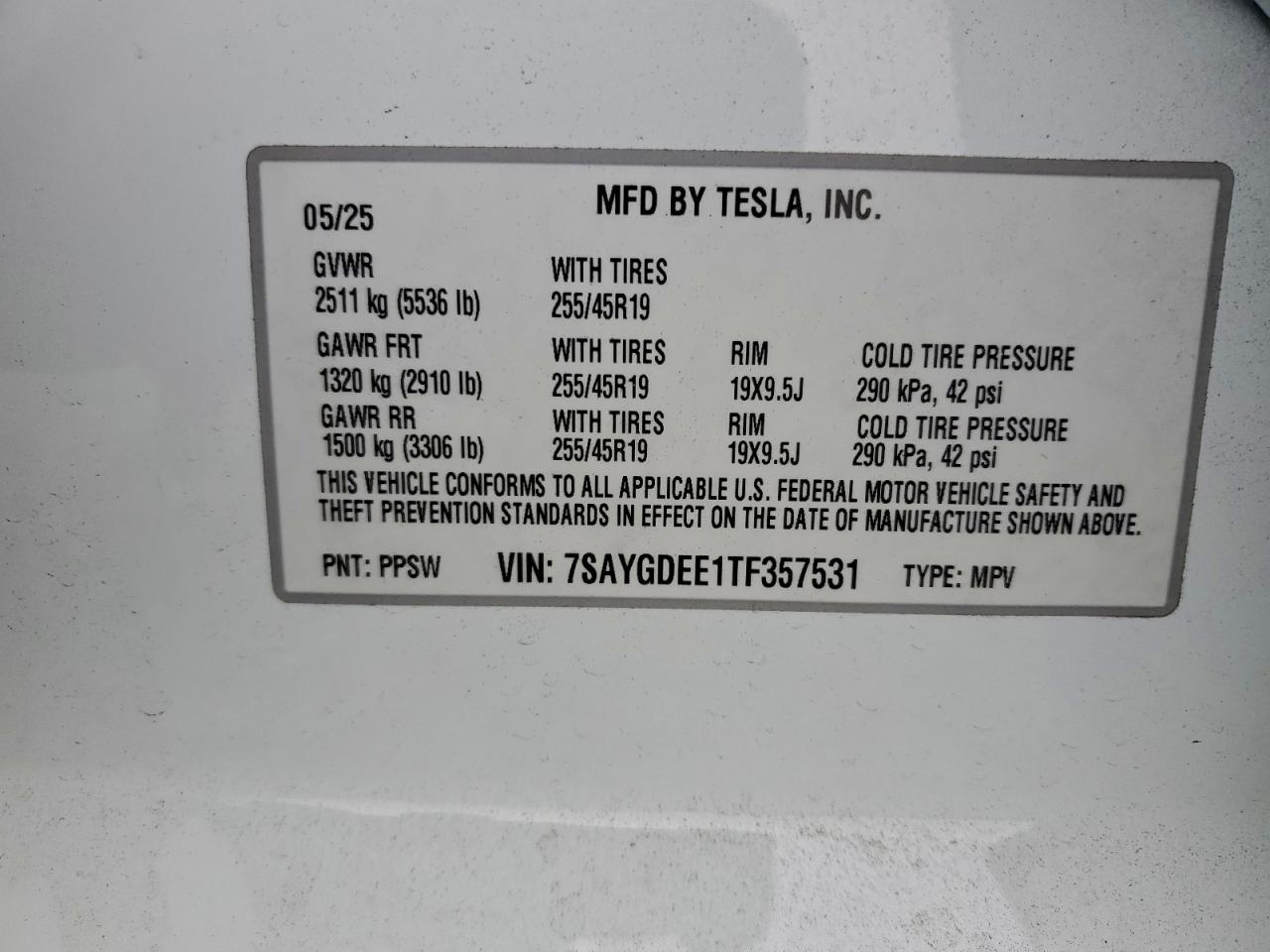 2026 TESLA MODEL Y