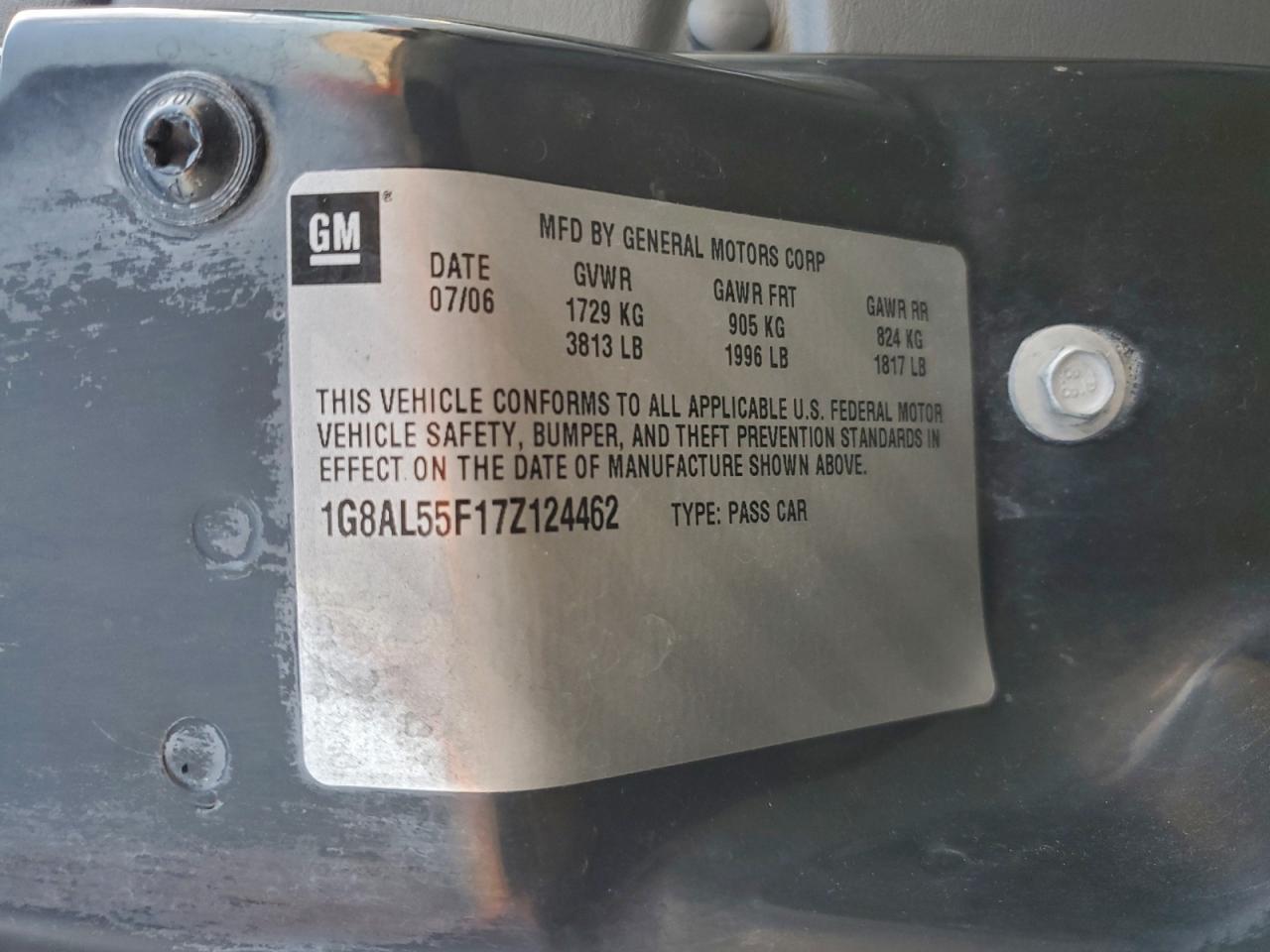 2007 SATURN Ion