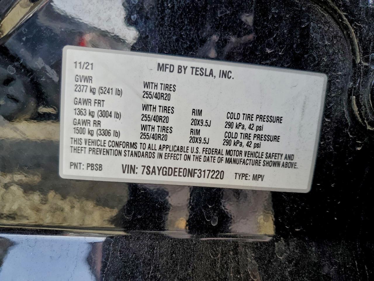 2022 TESLA MODEL Y