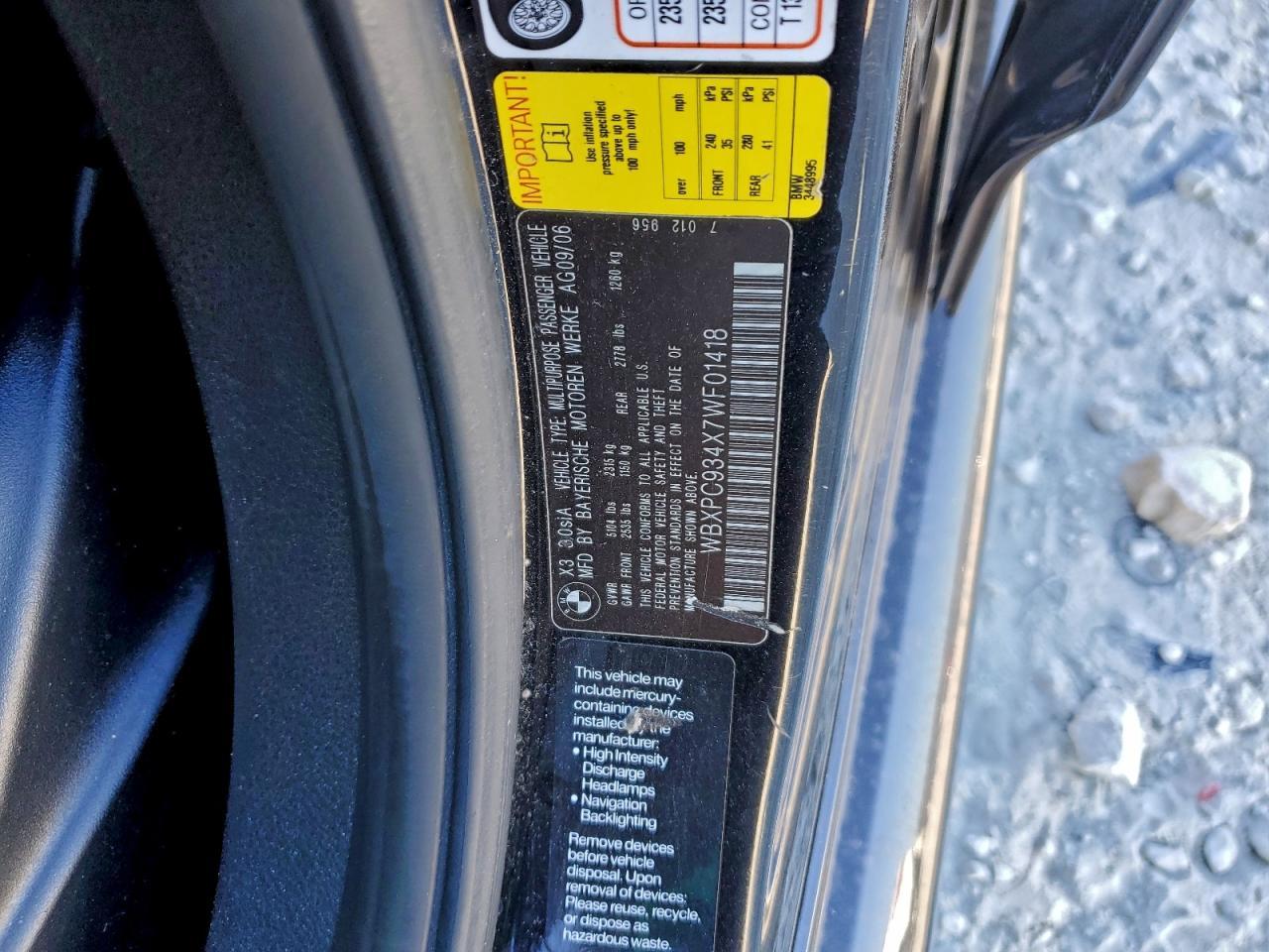 2007 BMW X3