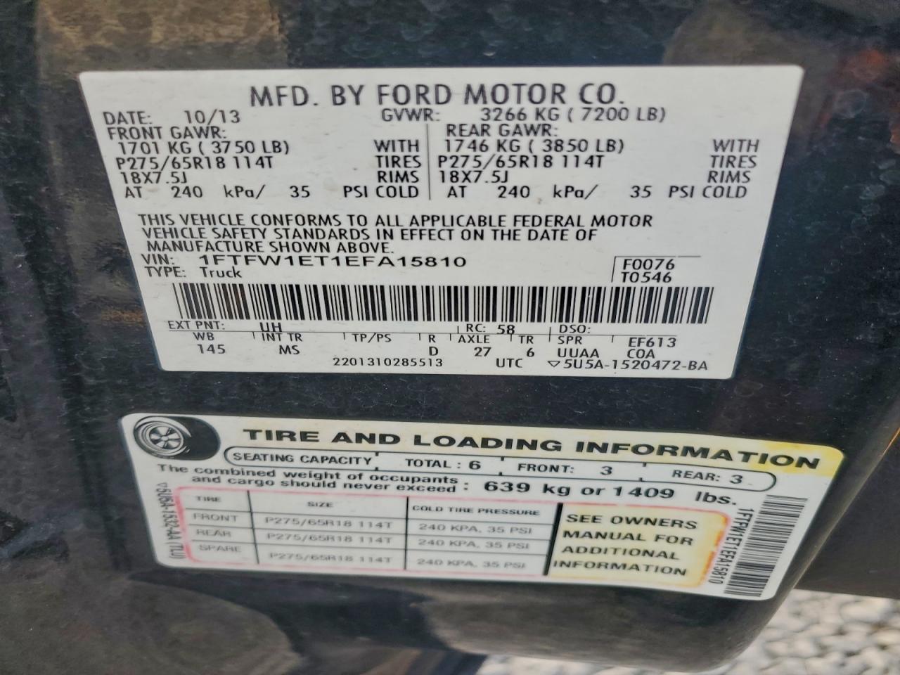 2014 FORD F-150
