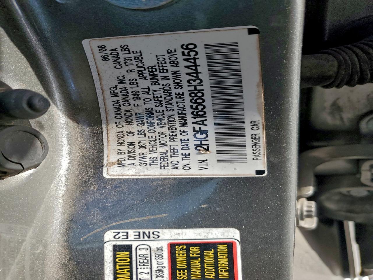 2008 HONDA CIVIC
