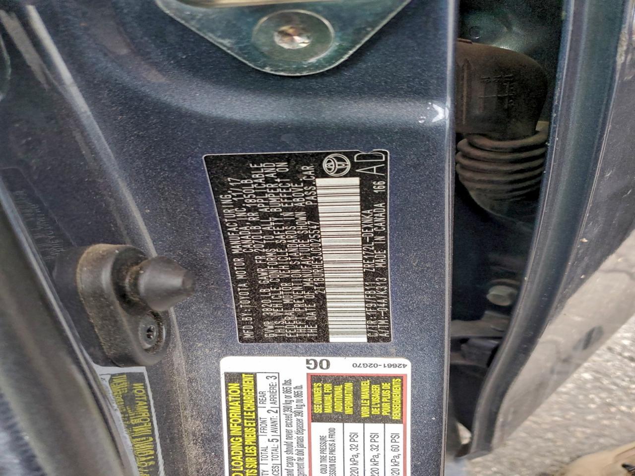 2018 TOYOTA COROLLA