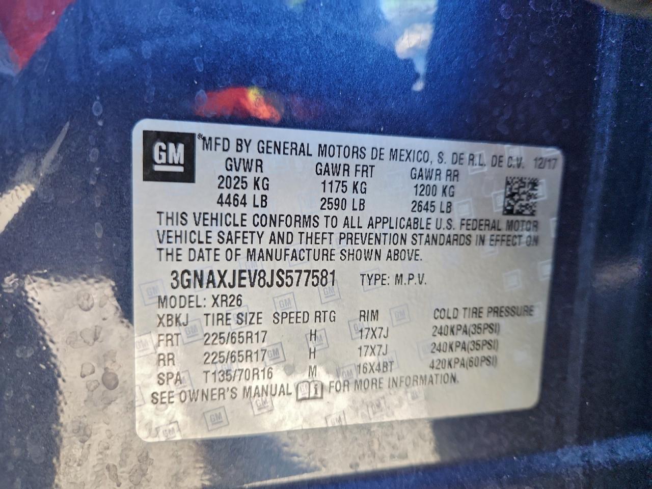 2018 CHEVROLET EQUINOX