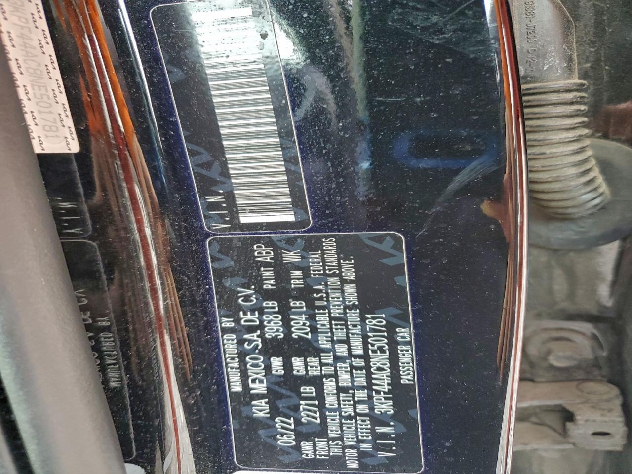 2022 KIA FORTE