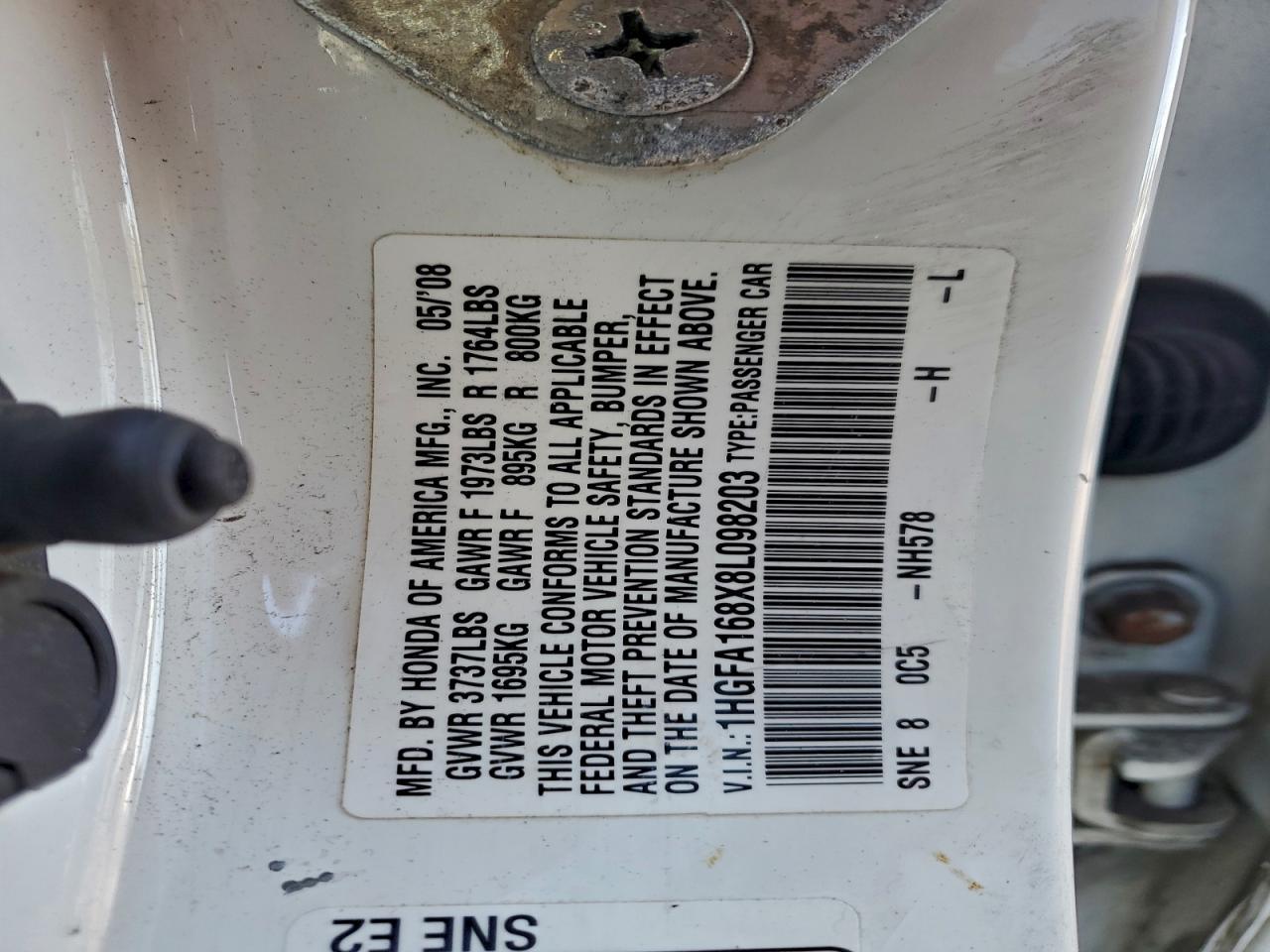 2008 HONDA CIVIC