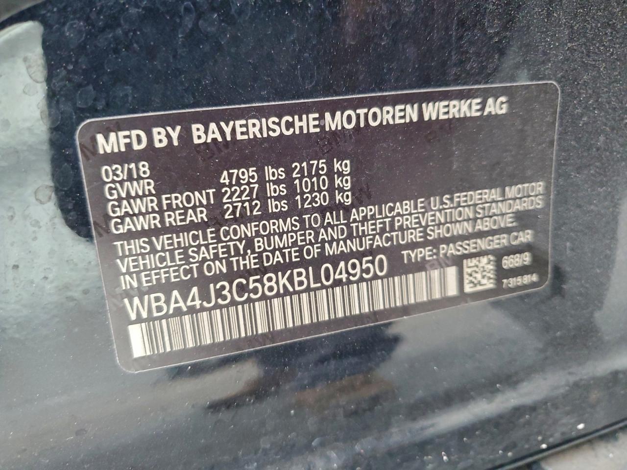 2019 BMW 4 Series