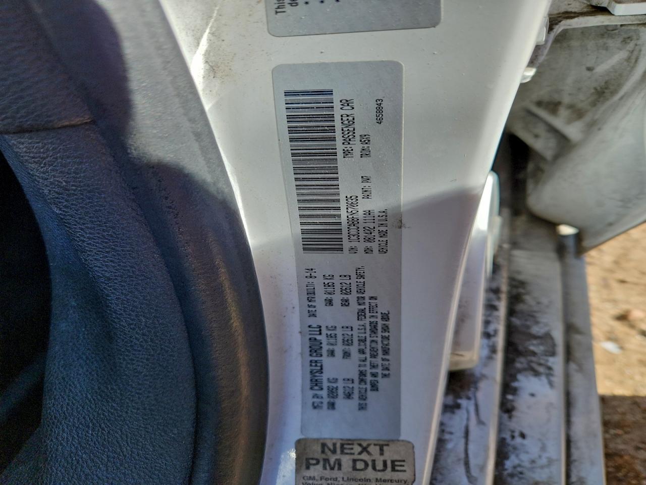 2015 CHRYSLER 200