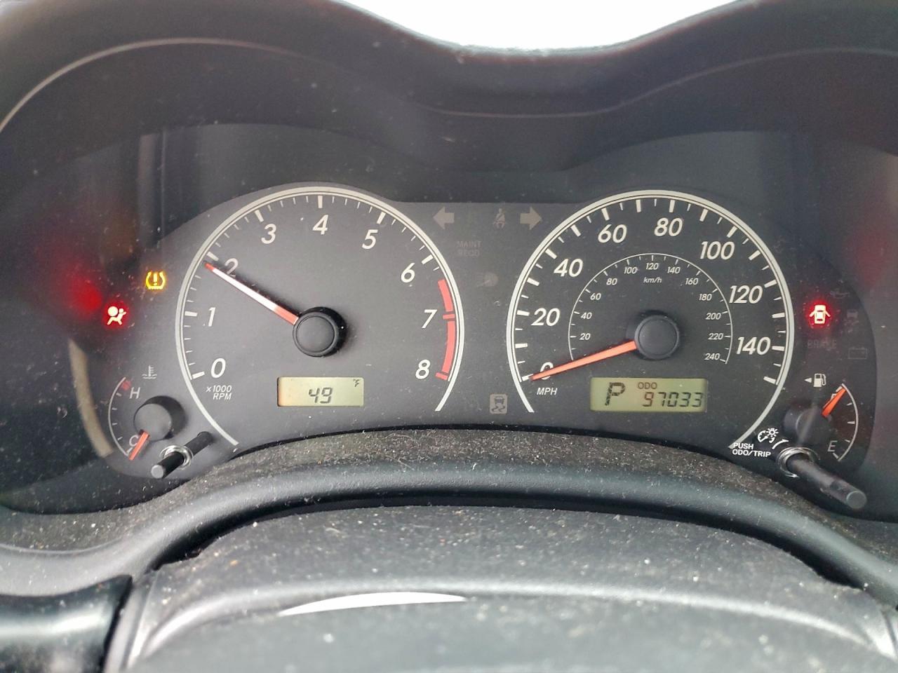 2012 TOYOTA COROLLA
