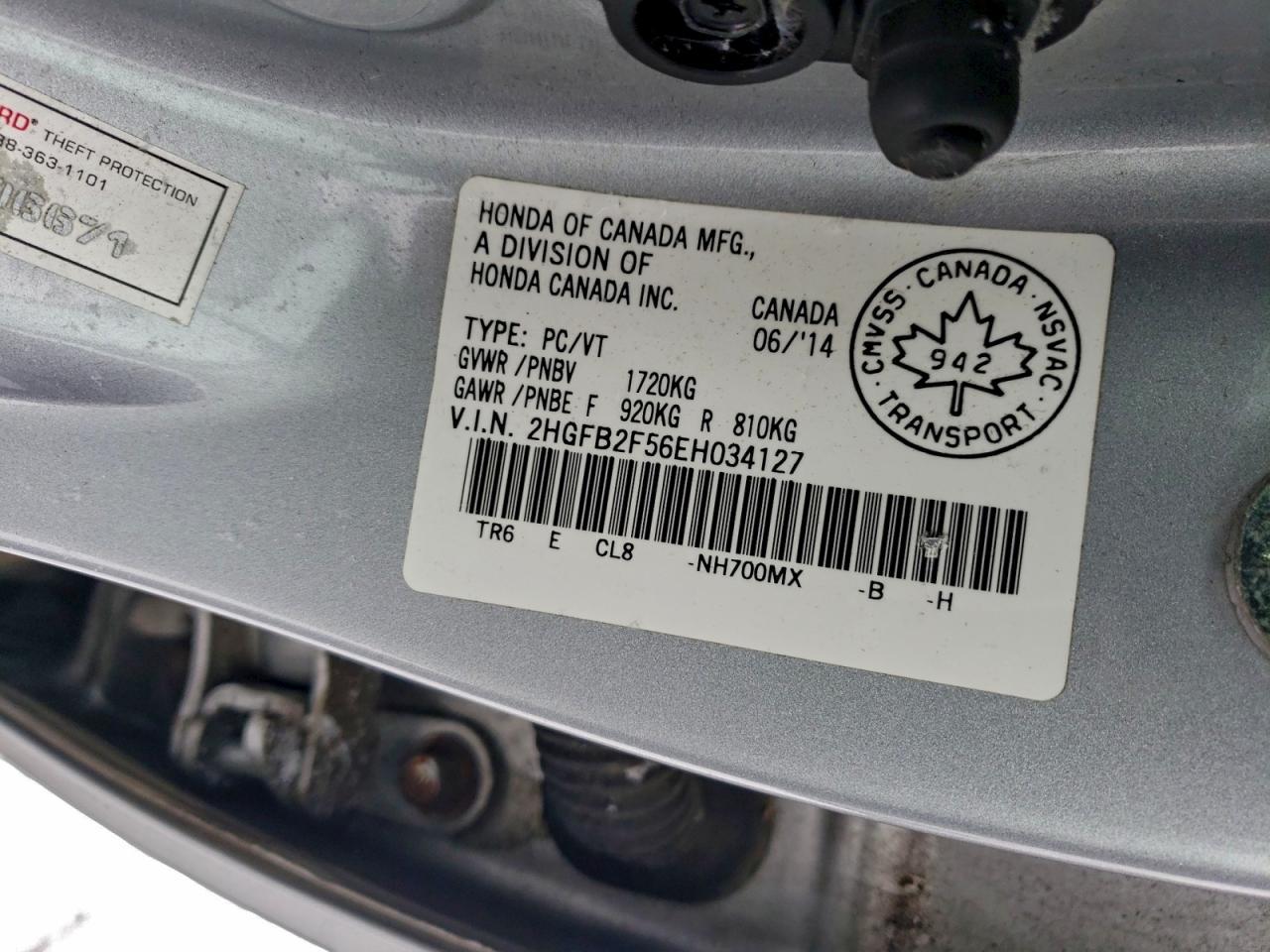2014 HONDA CIVIC