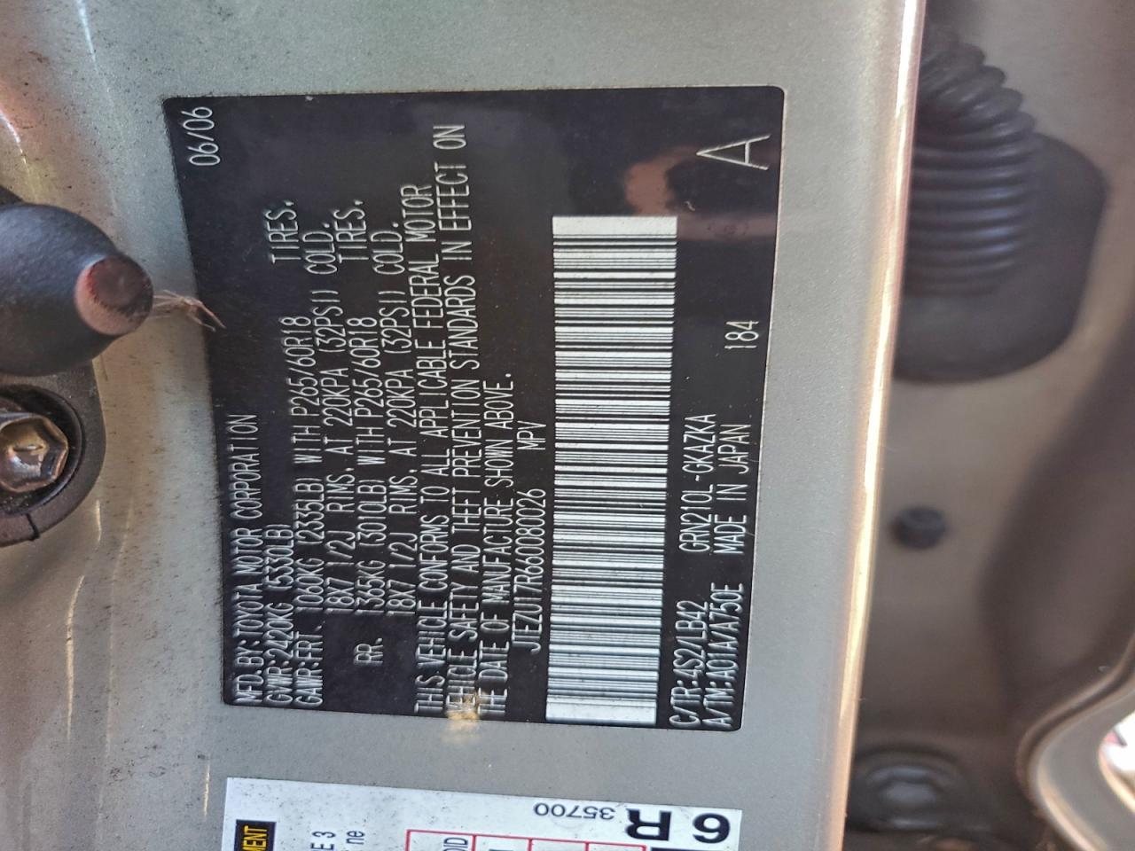 2006 TOYOTA 4Runner
