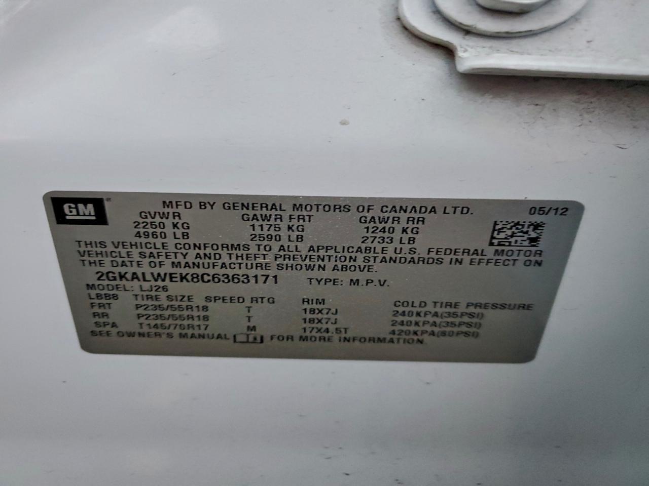 2012 GMC Terrain