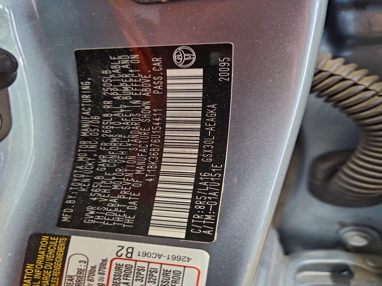 2006 TOYOTA Avalon
