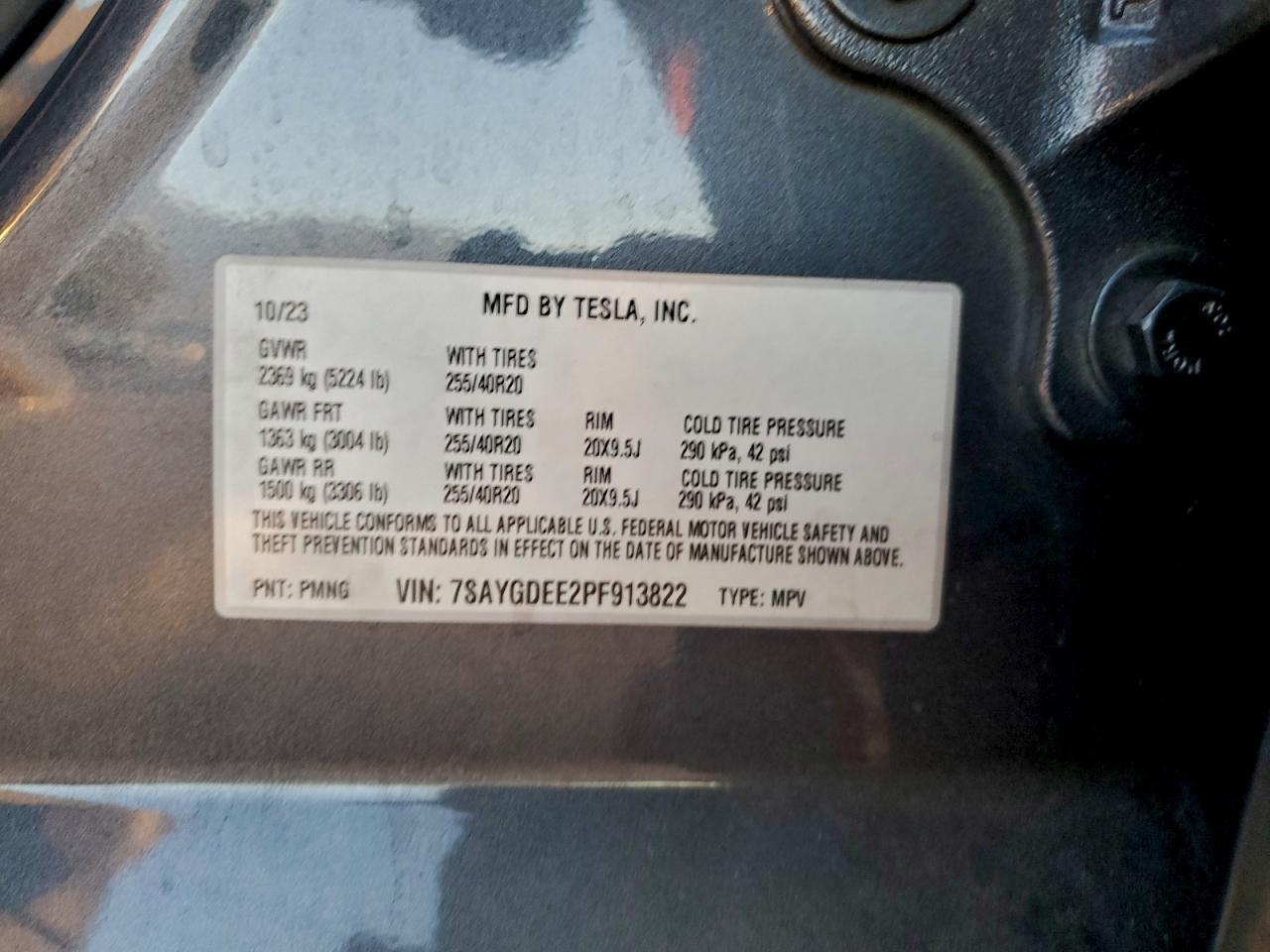 2023 TESLA MODEL Y