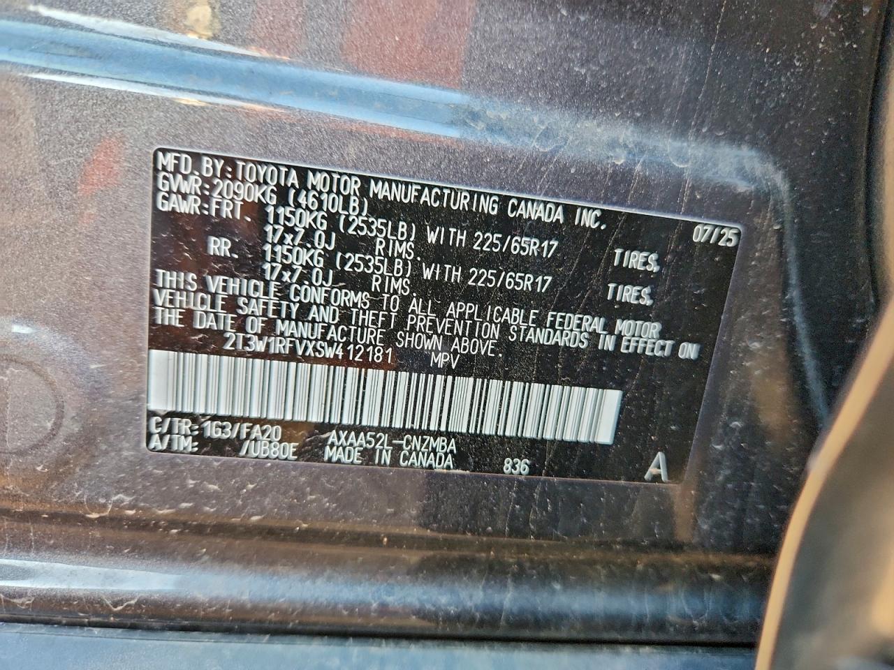 2025 TOYOTA RAV4