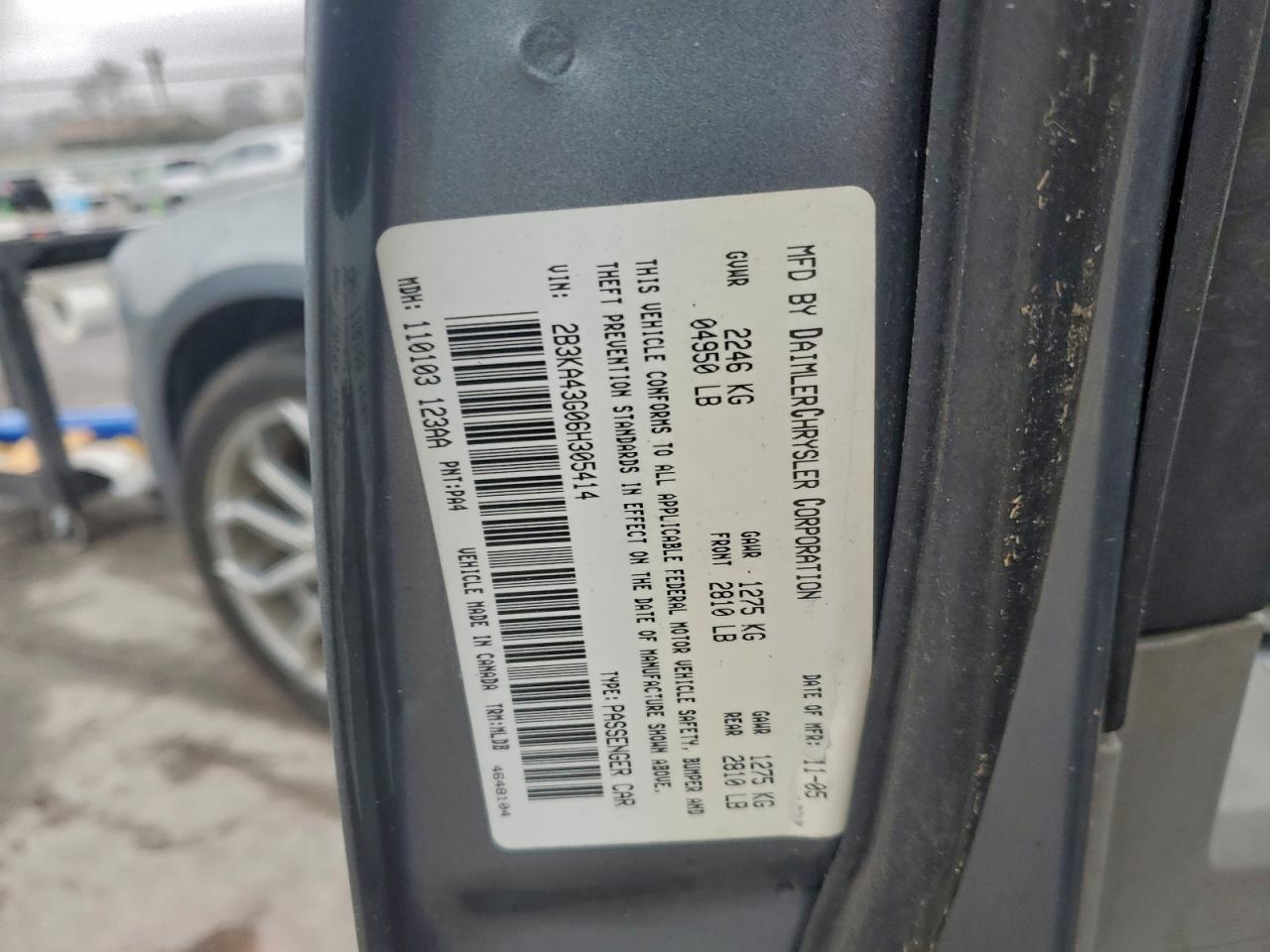 2006 DODGE CHARGER