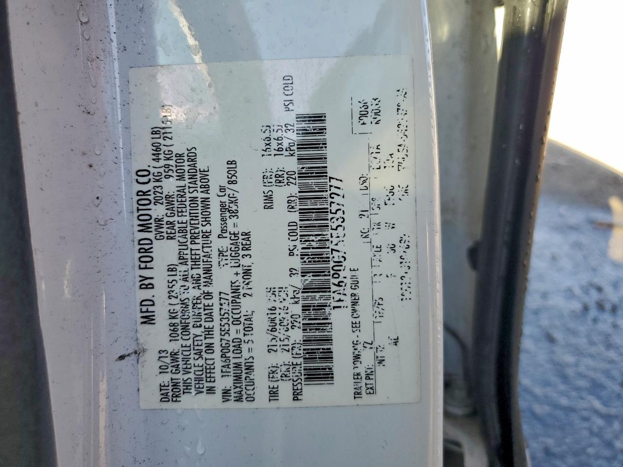 2014 FORD FUSION