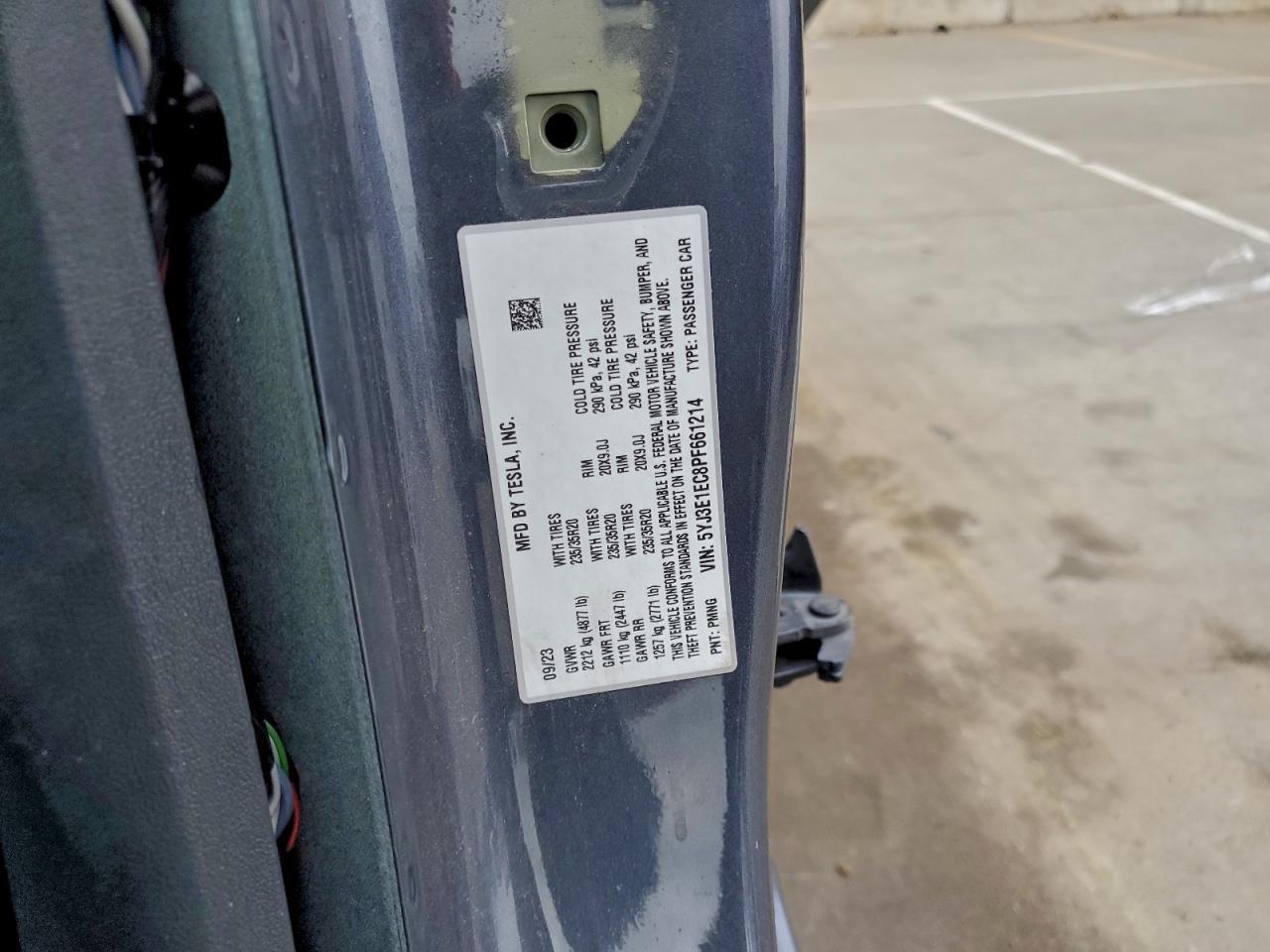 2023 TESLA MODEL 3
