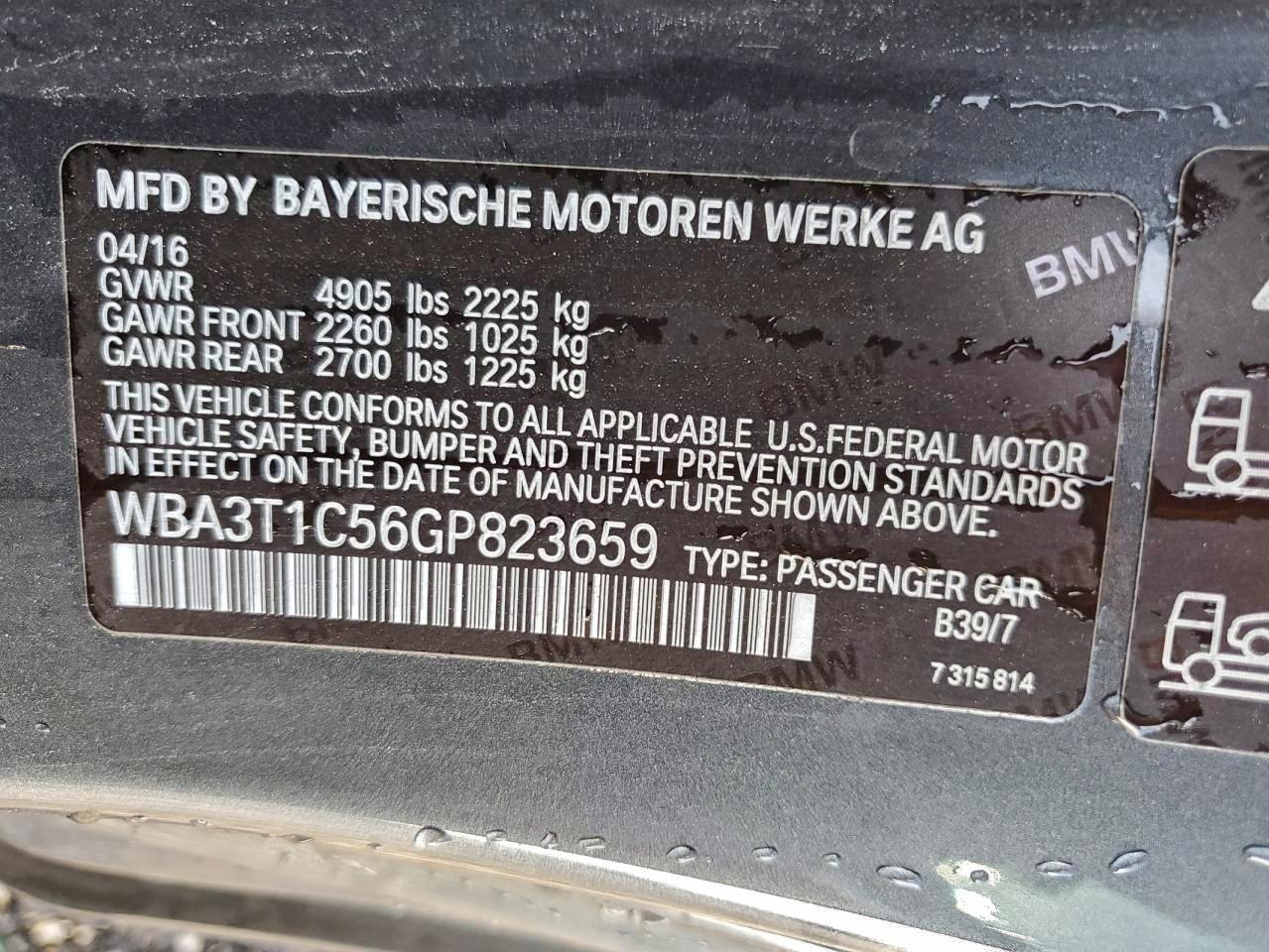 2016 BMW 4 Series
