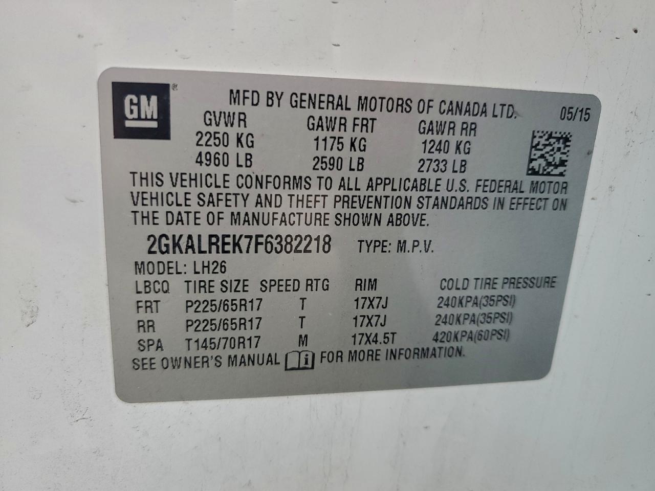 2015 GMC Terrain