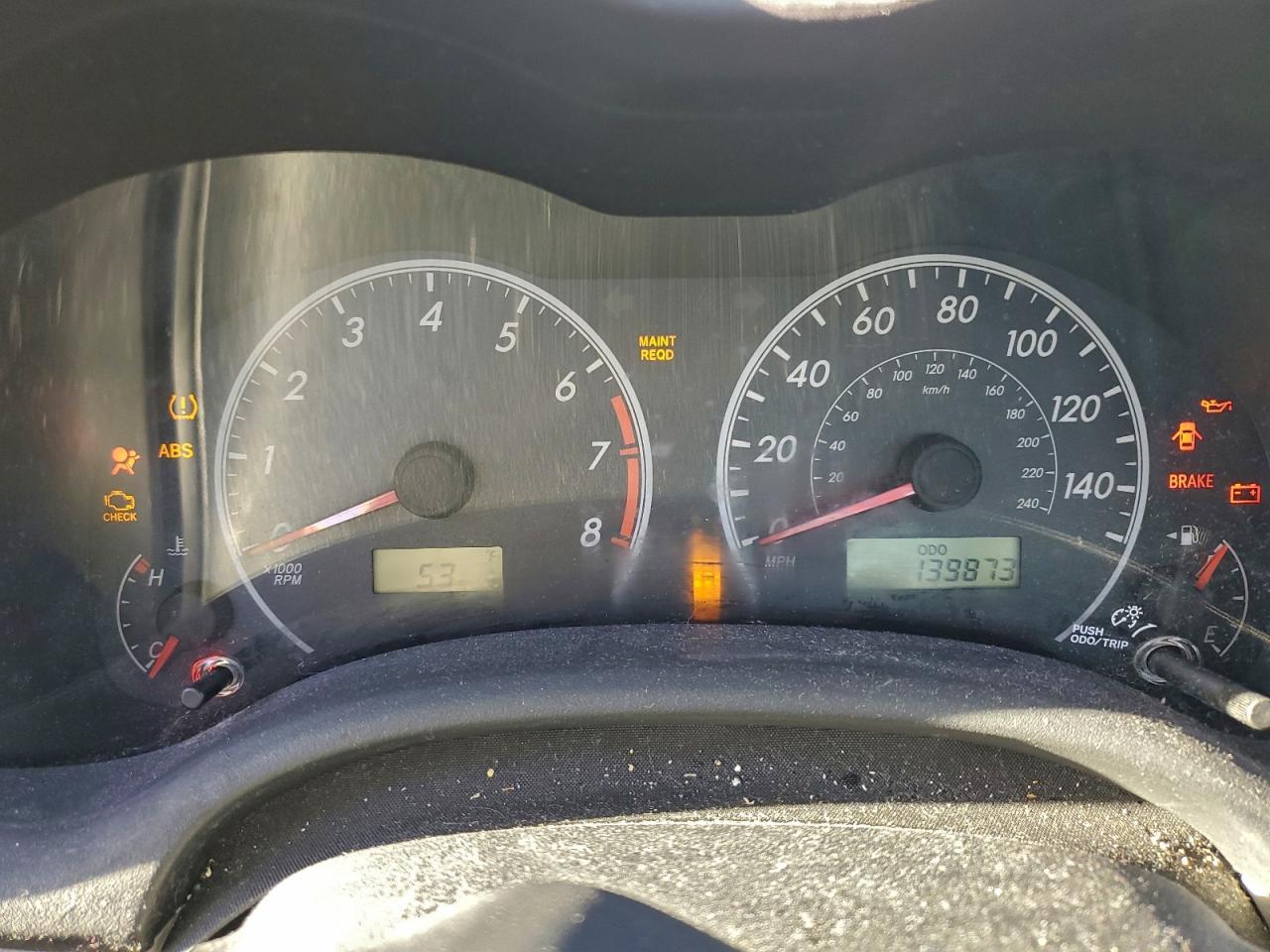 2013 TOYOTA COROLLA