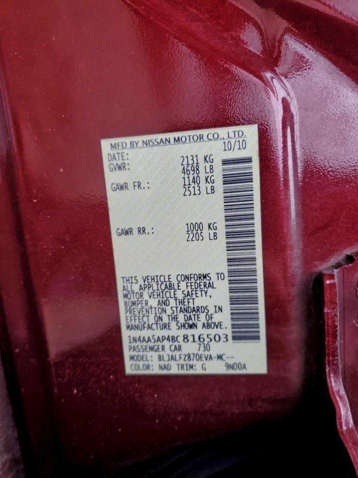 2011 NISSAN Maxima