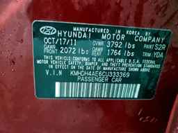 2012 HYUNDAI ELANTRA