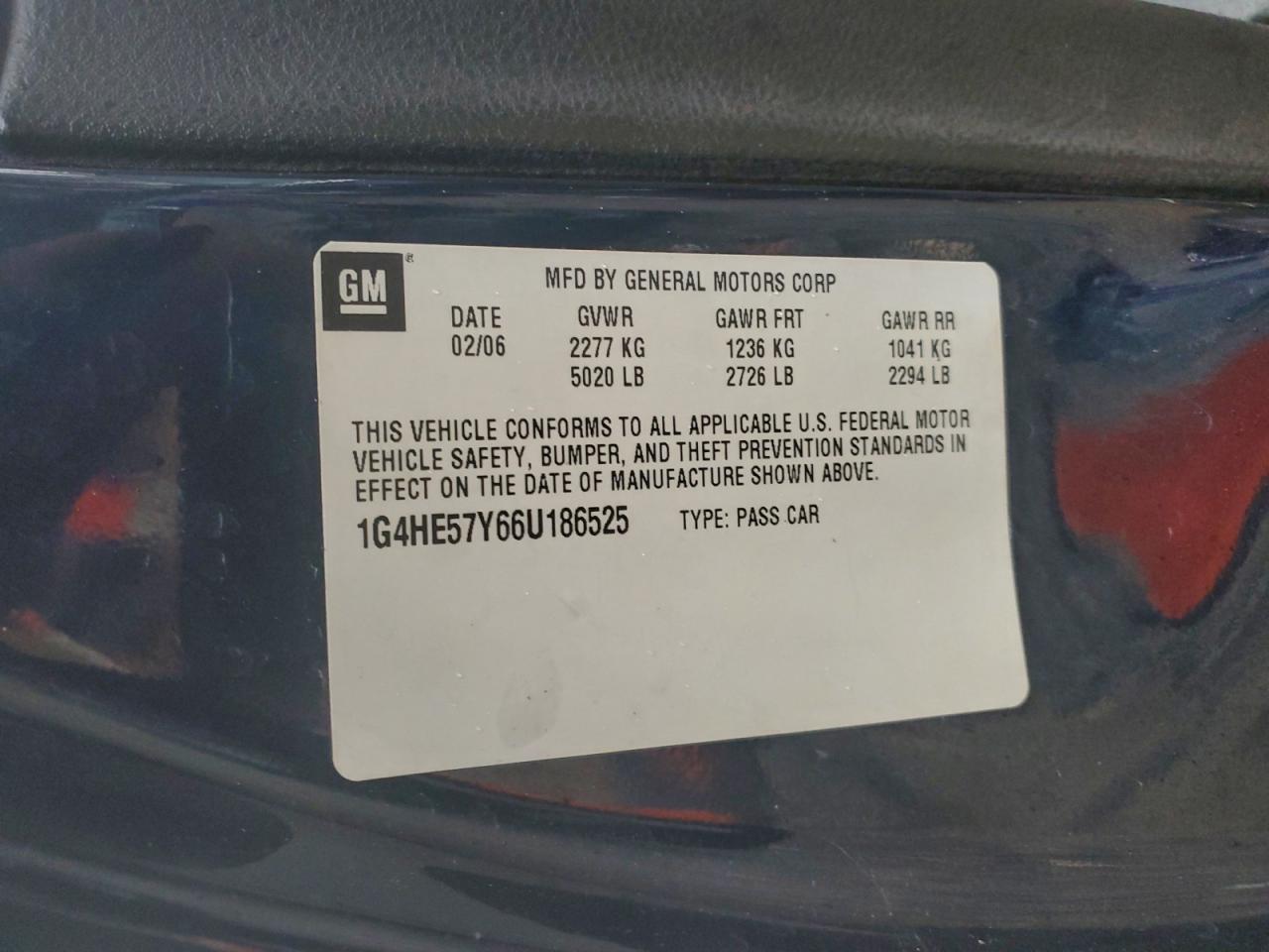 2006 BUICK Lucerne