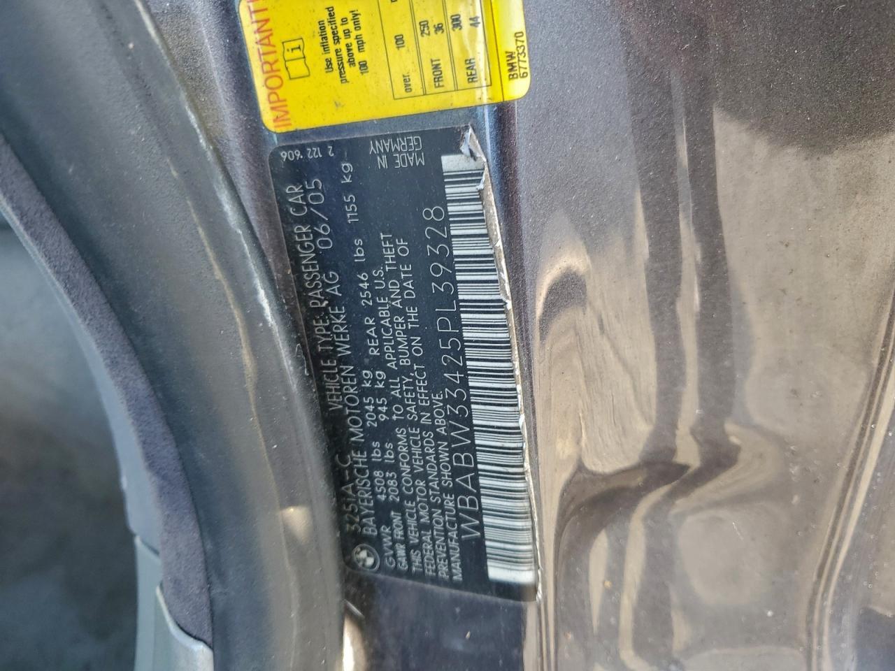 2005 BMW 3 SERIES