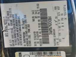 2016 FORD FUSION