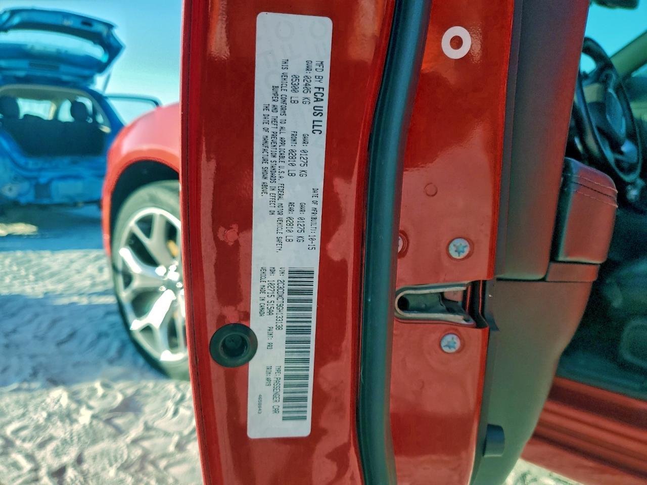 2016 DODGE CHARGER