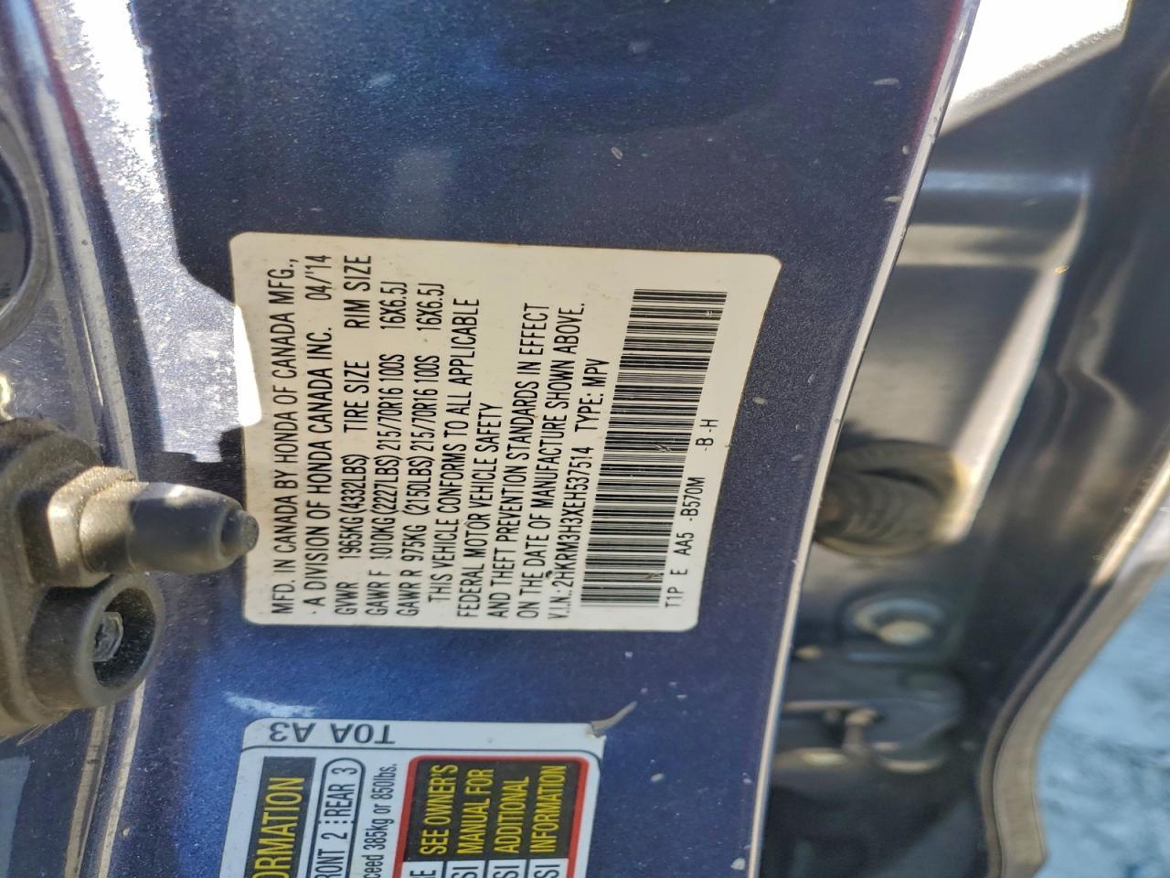 2014 HONDA CR-V
