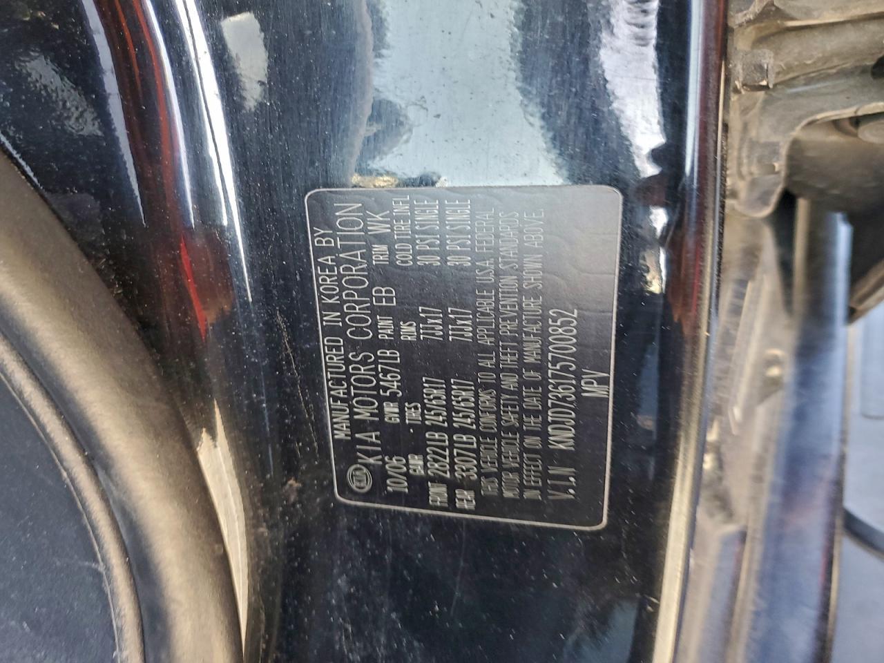 2007 KIA SORENTO