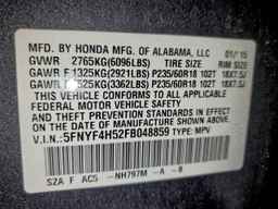 2015 HONDA PILOT