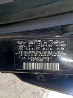 2014 HYUNDAI ACCENT