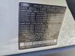 2016 LAND ROVER RANGE ROVER