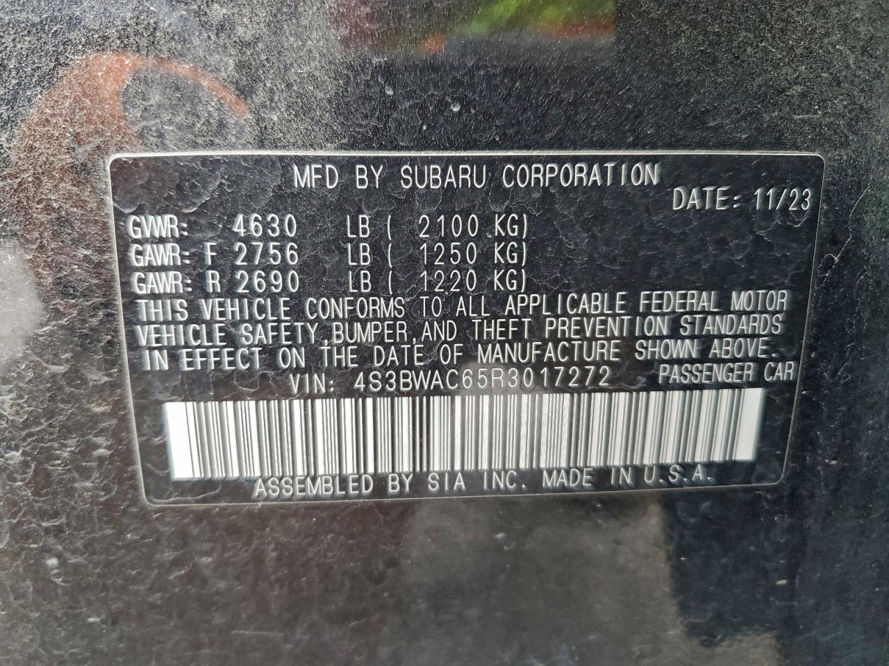 2024 SUBARU Legacy