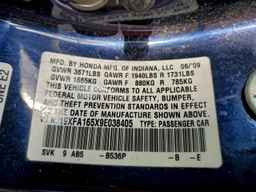 2009 HONDA CIVIC