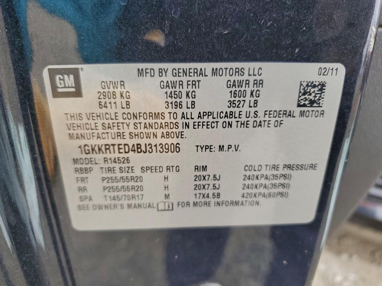 2011 GMC ACADIA