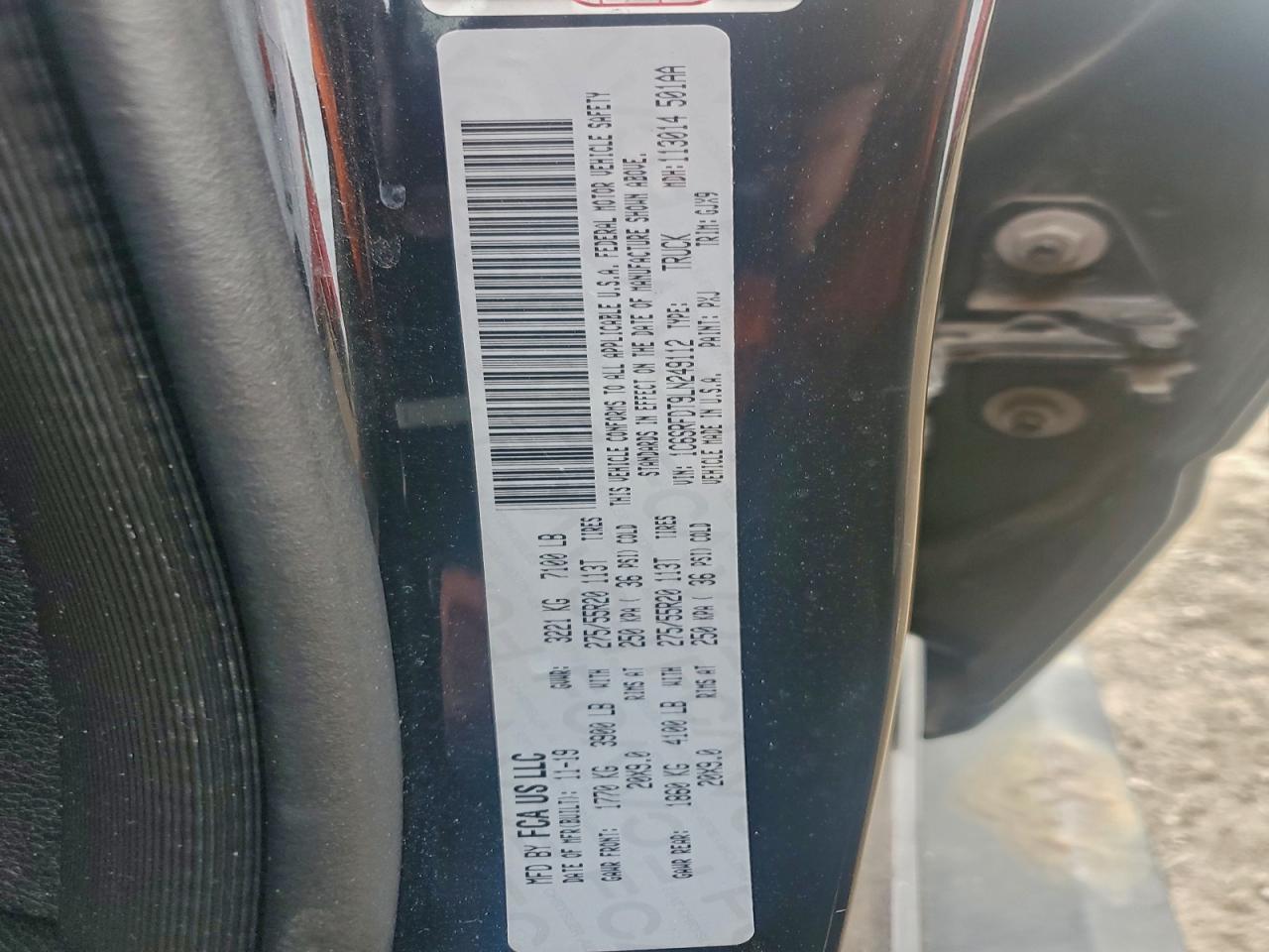 2020 RAM 1500