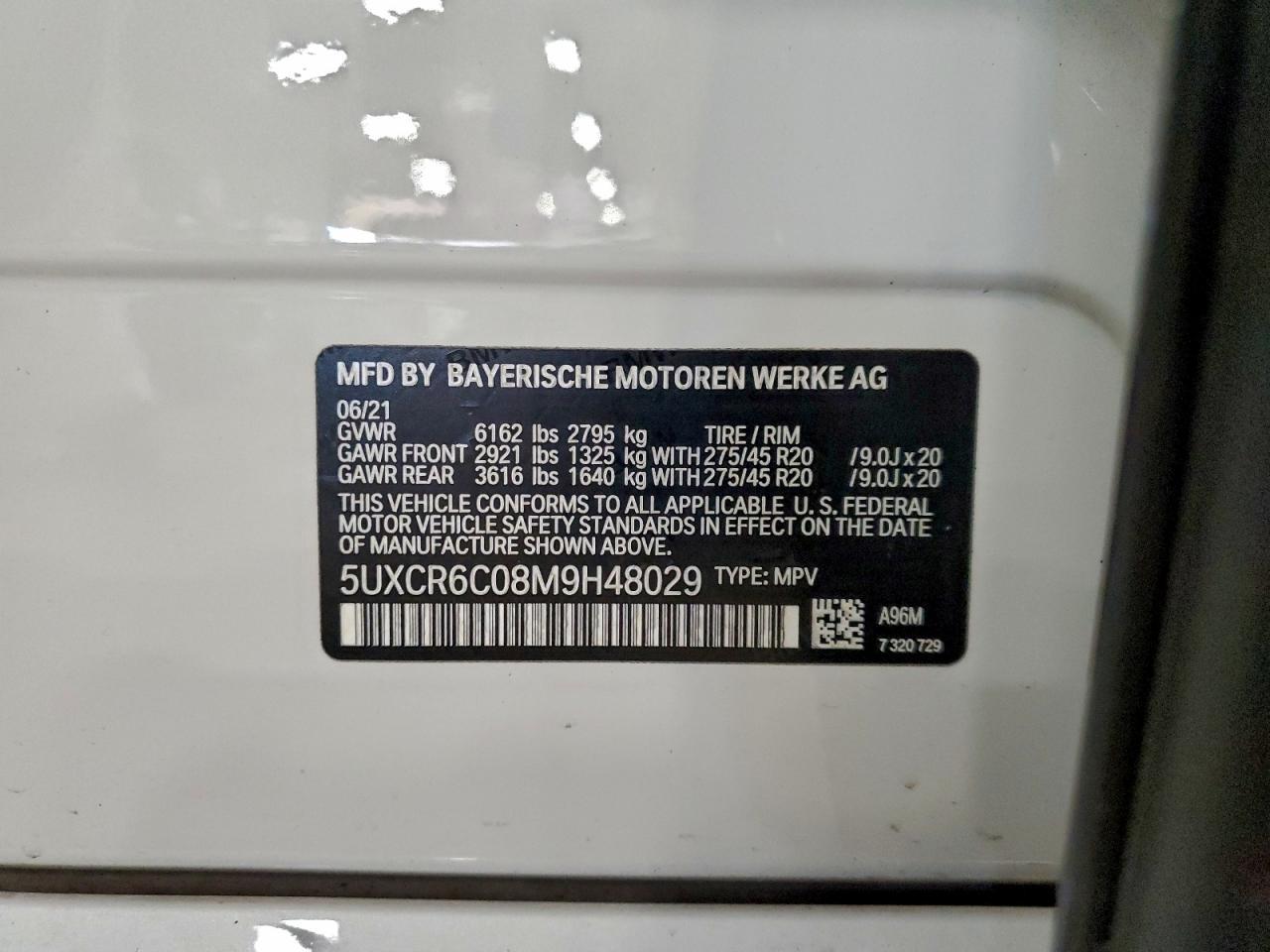 2021 BMW X5